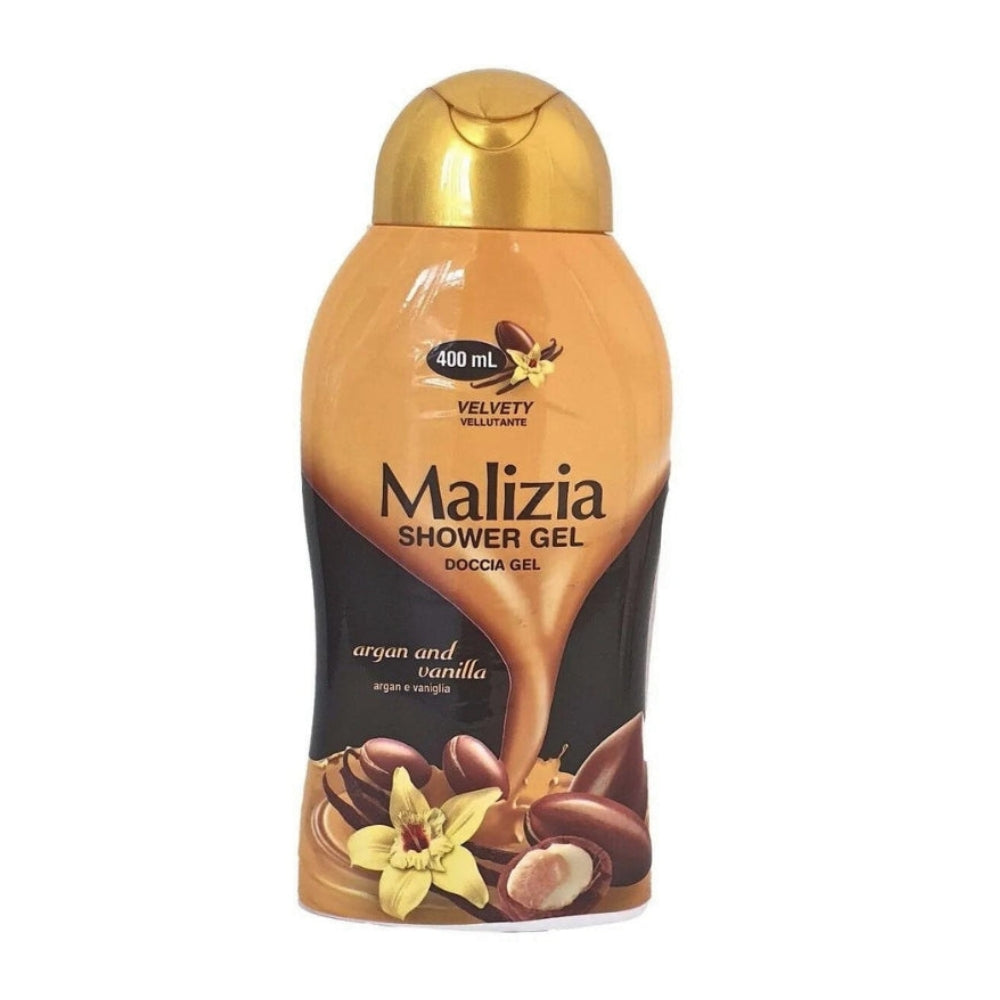 Malizia Shower Gel Argan And Vanilla 400ml
