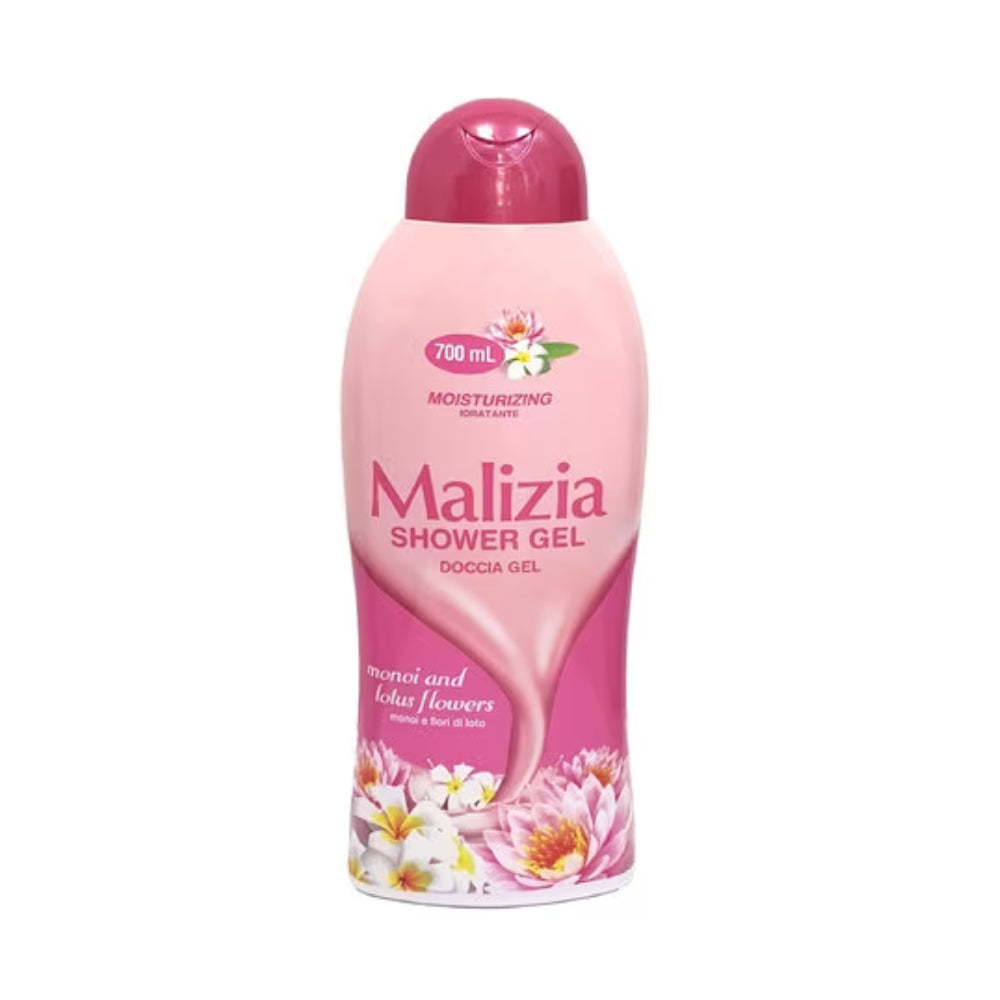 Malizia Shower Gel Monoi And Lotus 700ml