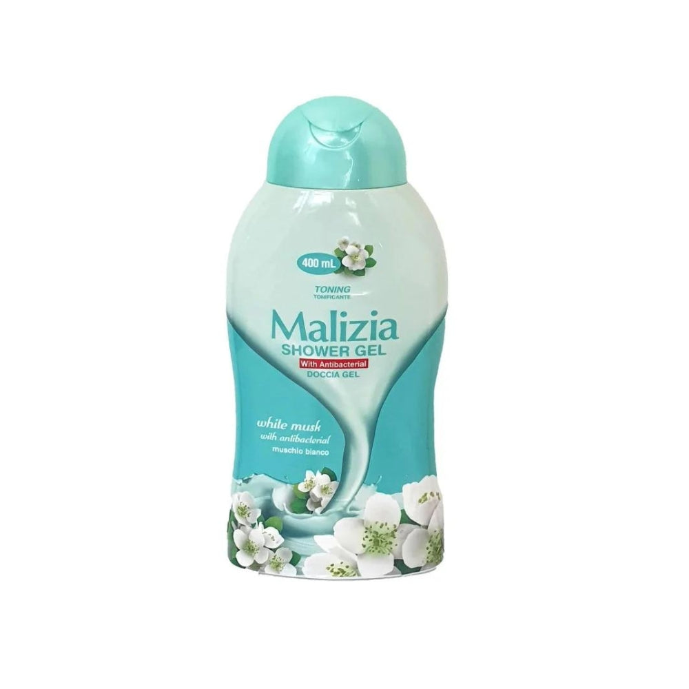 Malizia Shower Gel White Musk With Antibacterial 400ml