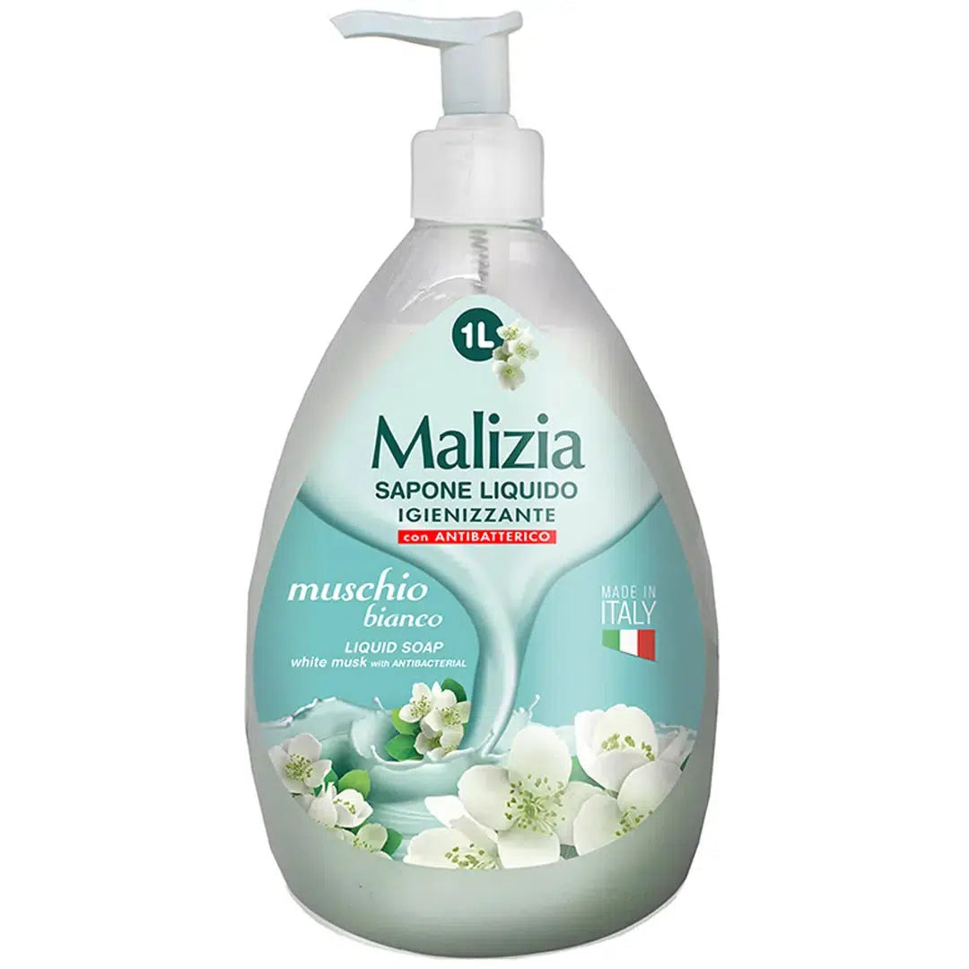 Malizia White Musk Antibacterial Liquid Soap 1L