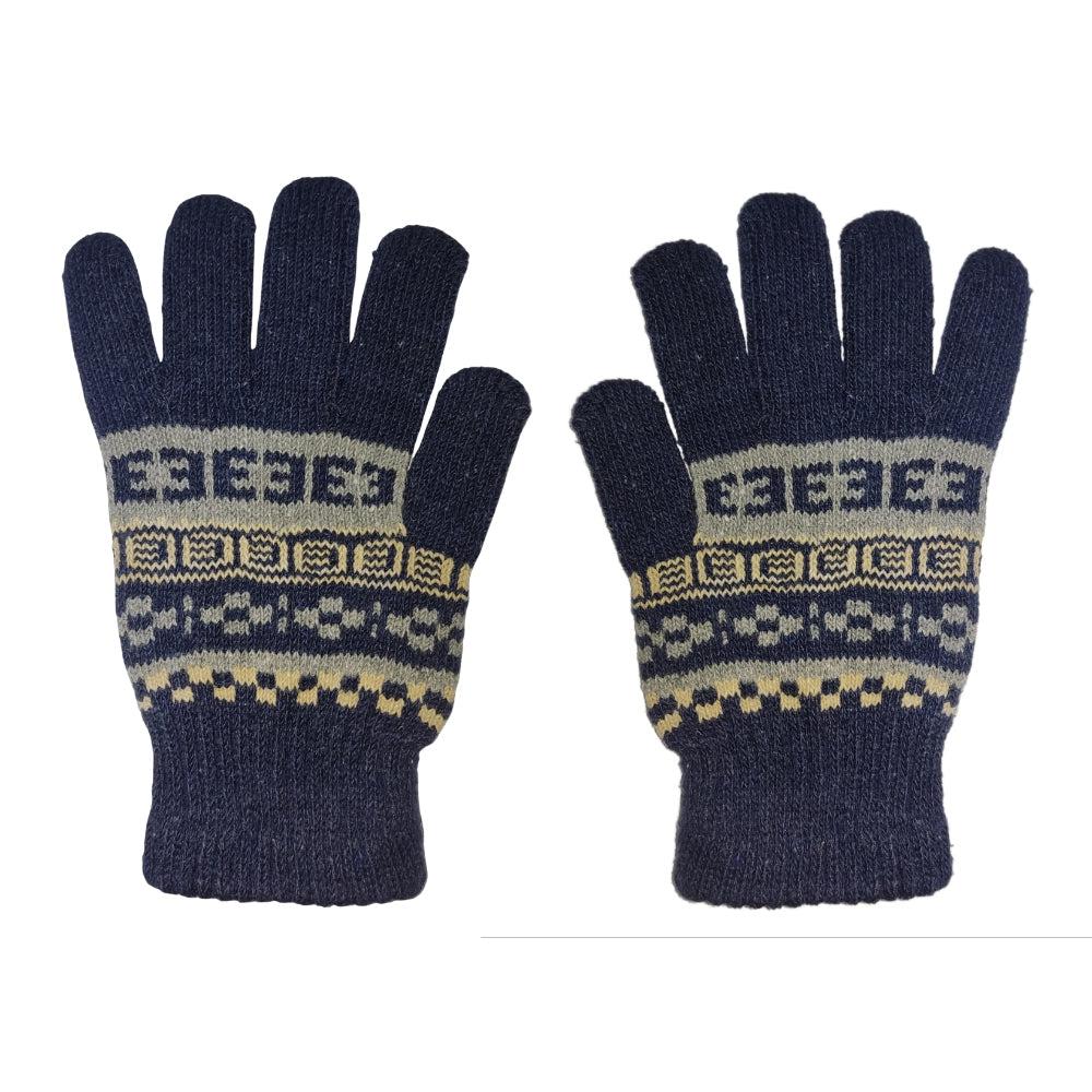 Men Women Winter Warmer Knit Knitted Casual Gloves Stretch One Size