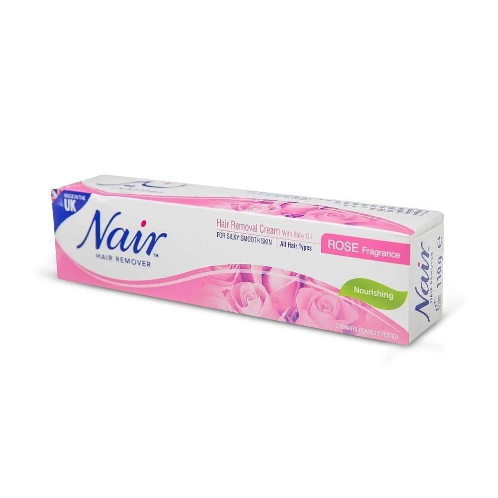 Nair Hair Removal Cream With Baby Oil Rose Fragrance