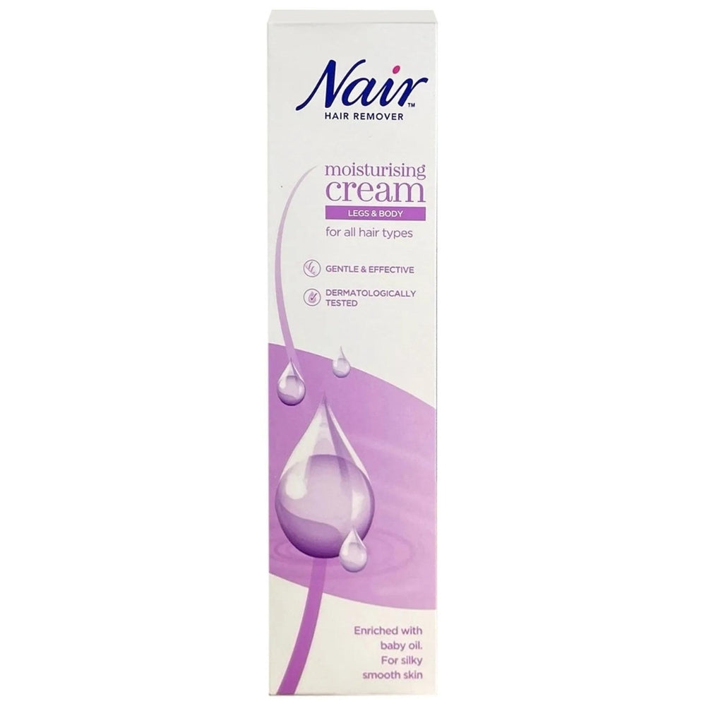 Nair Hair Remover Moisturising Cream Legs & Body with Baby Oil