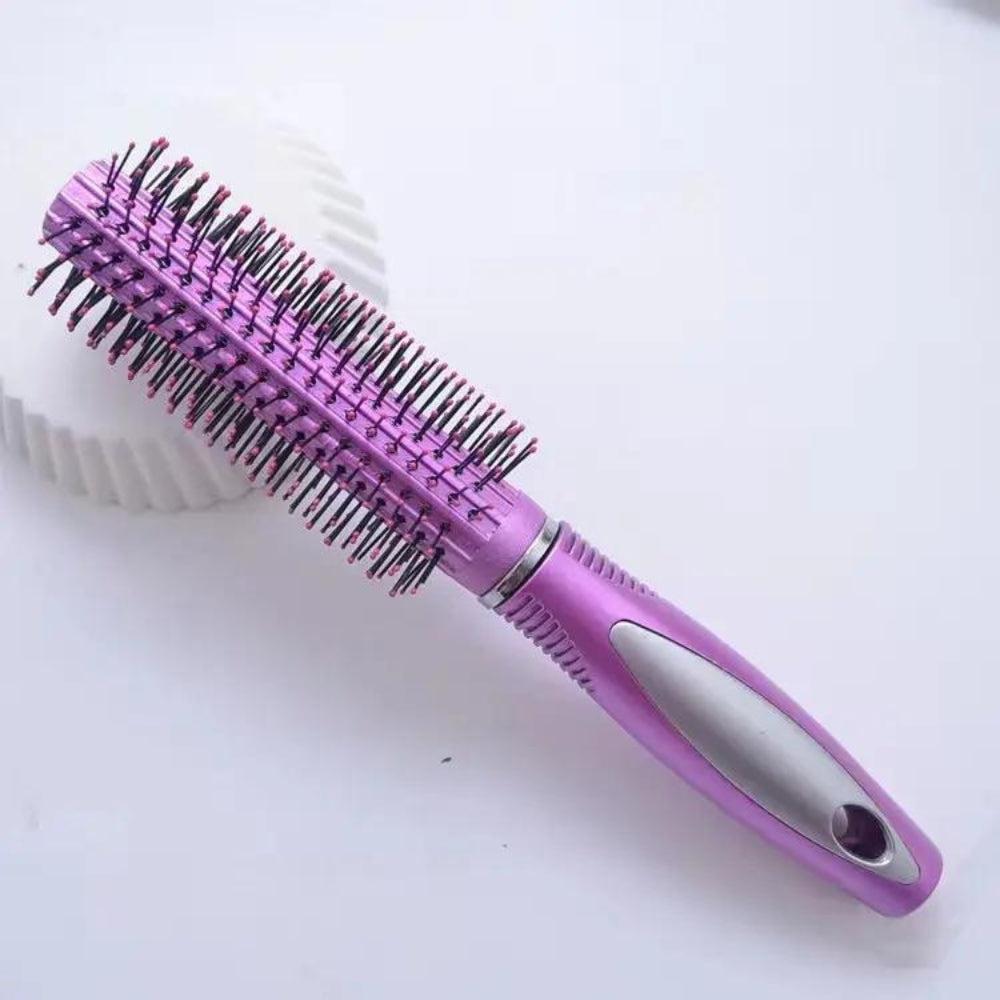 Natural Vented Brush Organic Wheat Straw Hairbrush Pink Detangling Hair Brush