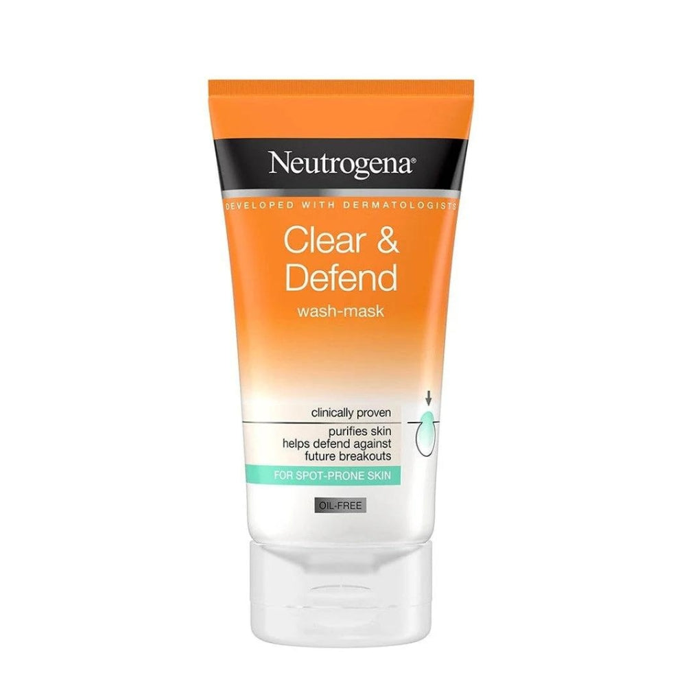 Neutrogena Clear & Defend 2 in 1 Wash-Mask 150ml