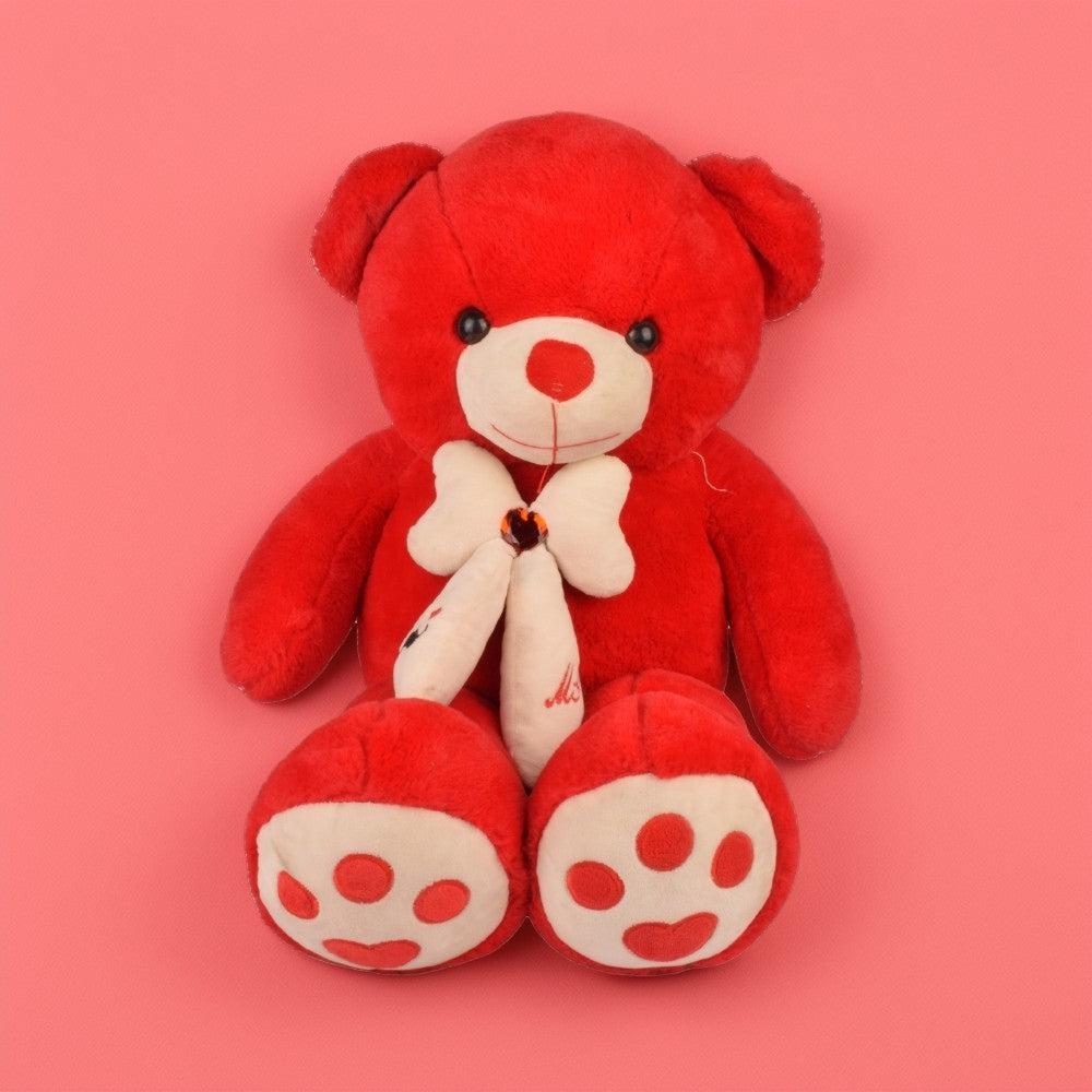 New Bow Tie Red Big Teddy Bear Doll Plush Toy Skin Valentine's Day Gift Manufacturers Wholesale (77cm)