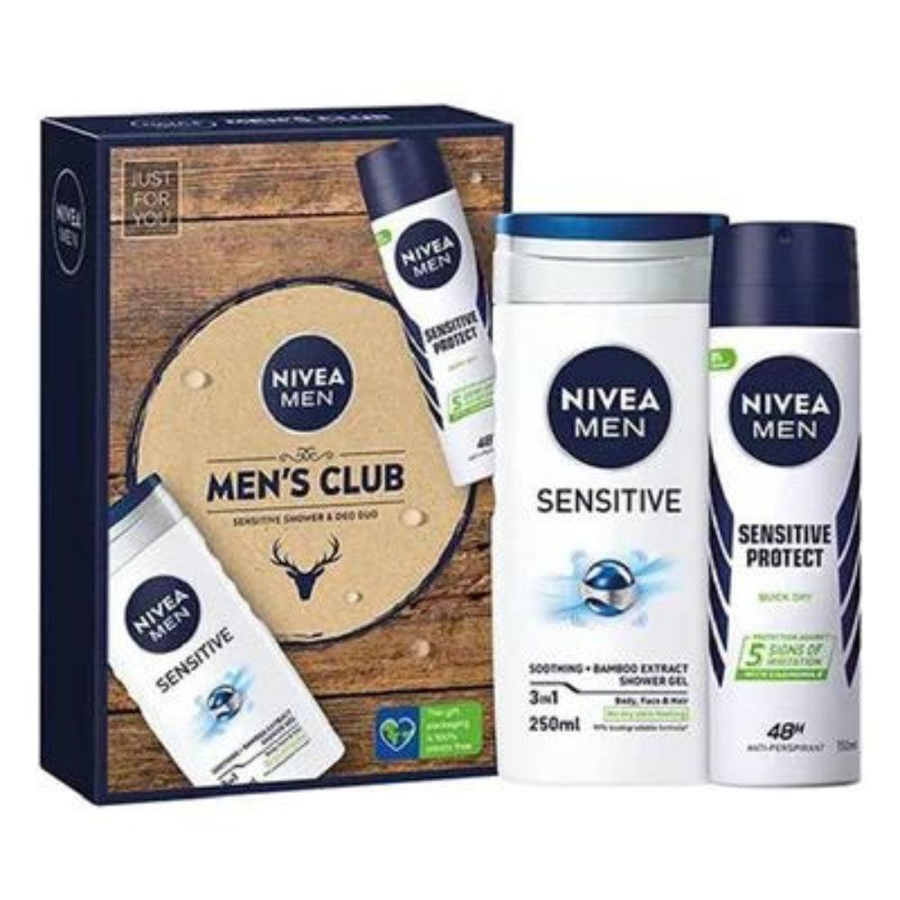 Nivea Men's Club Sensitive Shower & Deo Duo
