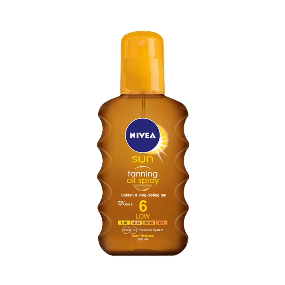 Nivea SPF 6 Sun Tanning Oil Spray 200 ML