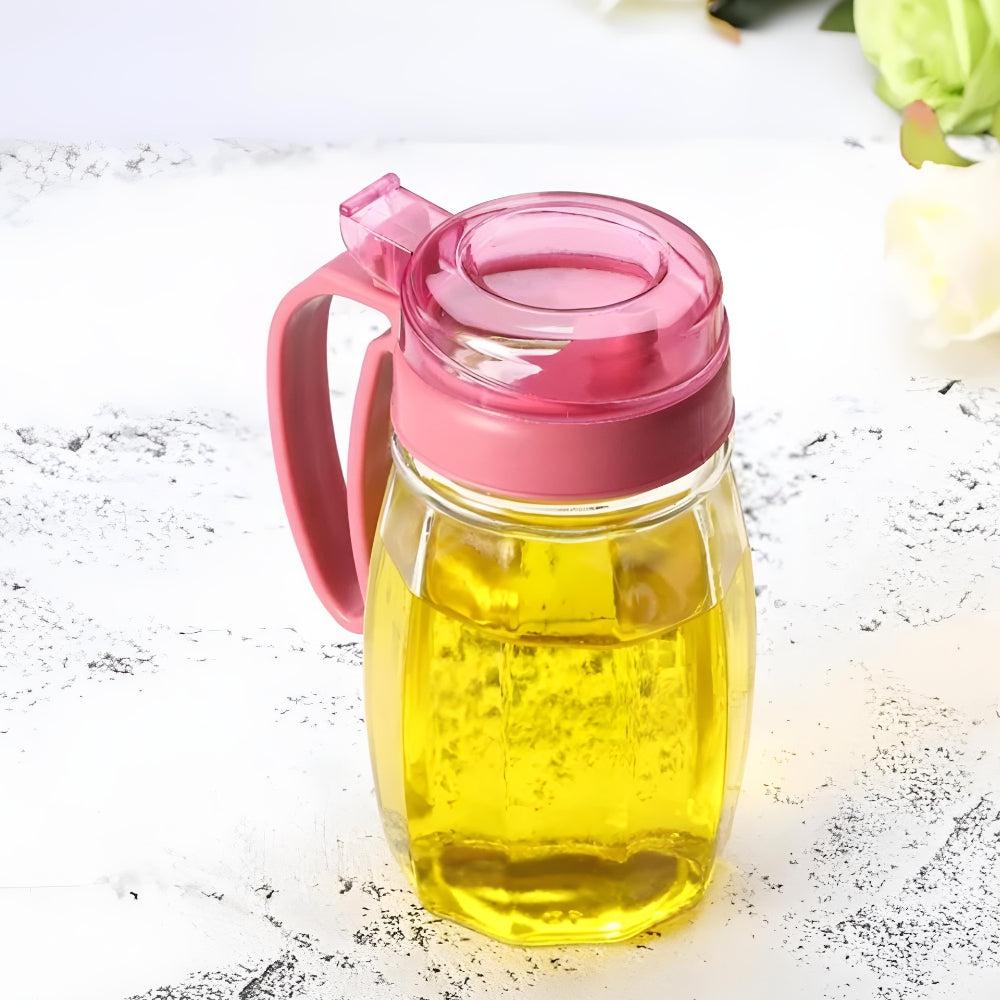 Oil Pot Glass Oil Tank Leak-Proof Soy Sauce Bottle Vinegar Bottle Oil Bottle Set Transparent Large Household Seasoning Bottle Kitchen Supplies