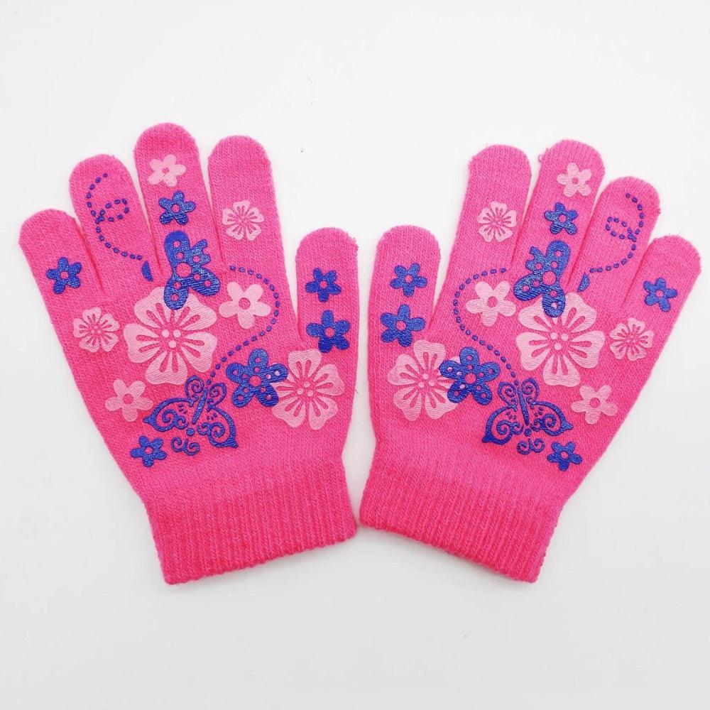 Pair Kids Woman Man Hand Gloves