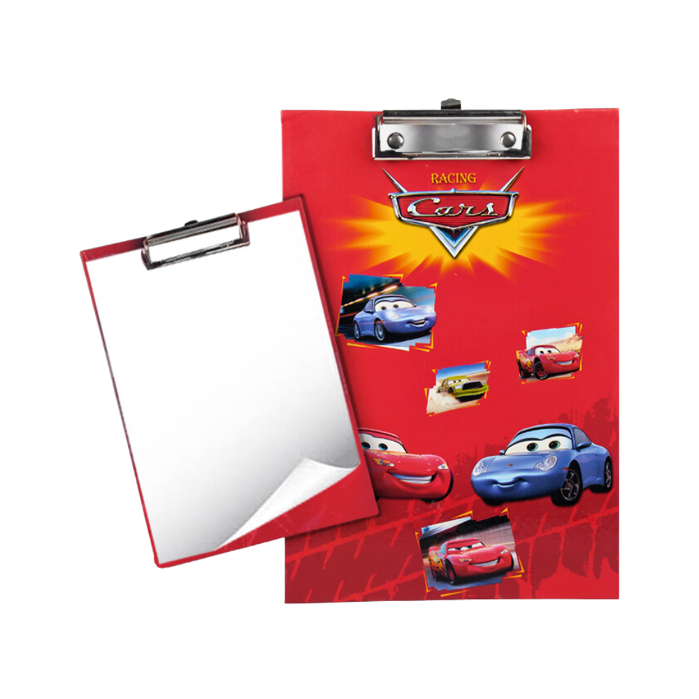 Racing Cars Cartoon Clipboard Exam Pad/Writing Pad A4