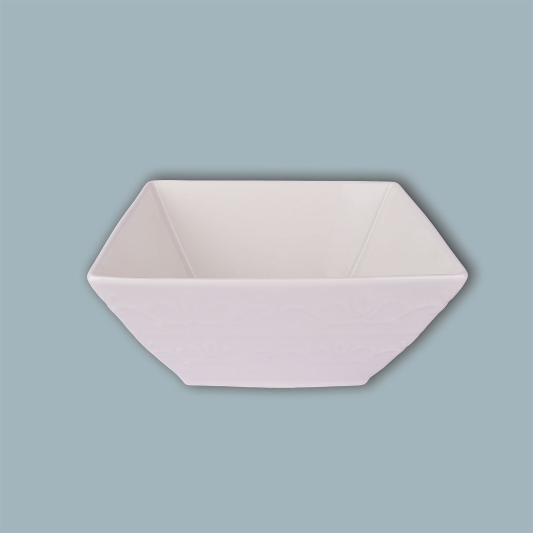 Rectangular White bowl 15.5cm