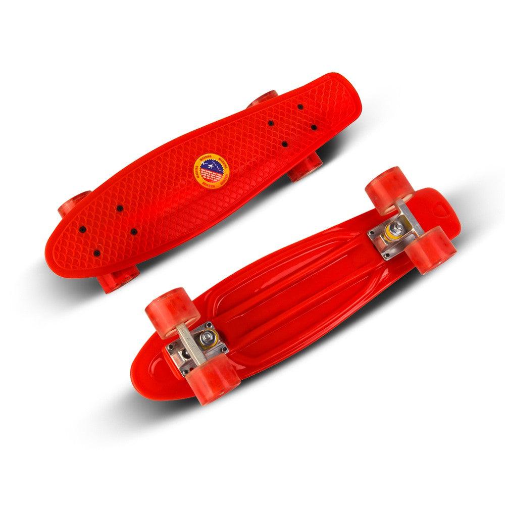 Red Skateboard (PU Flashing Wheel) 55X14cm