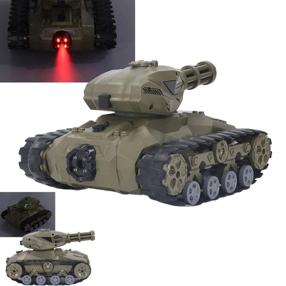 Remote Control RC Tank Car Toy 1 Button Spray OD - 2.4G Wireless