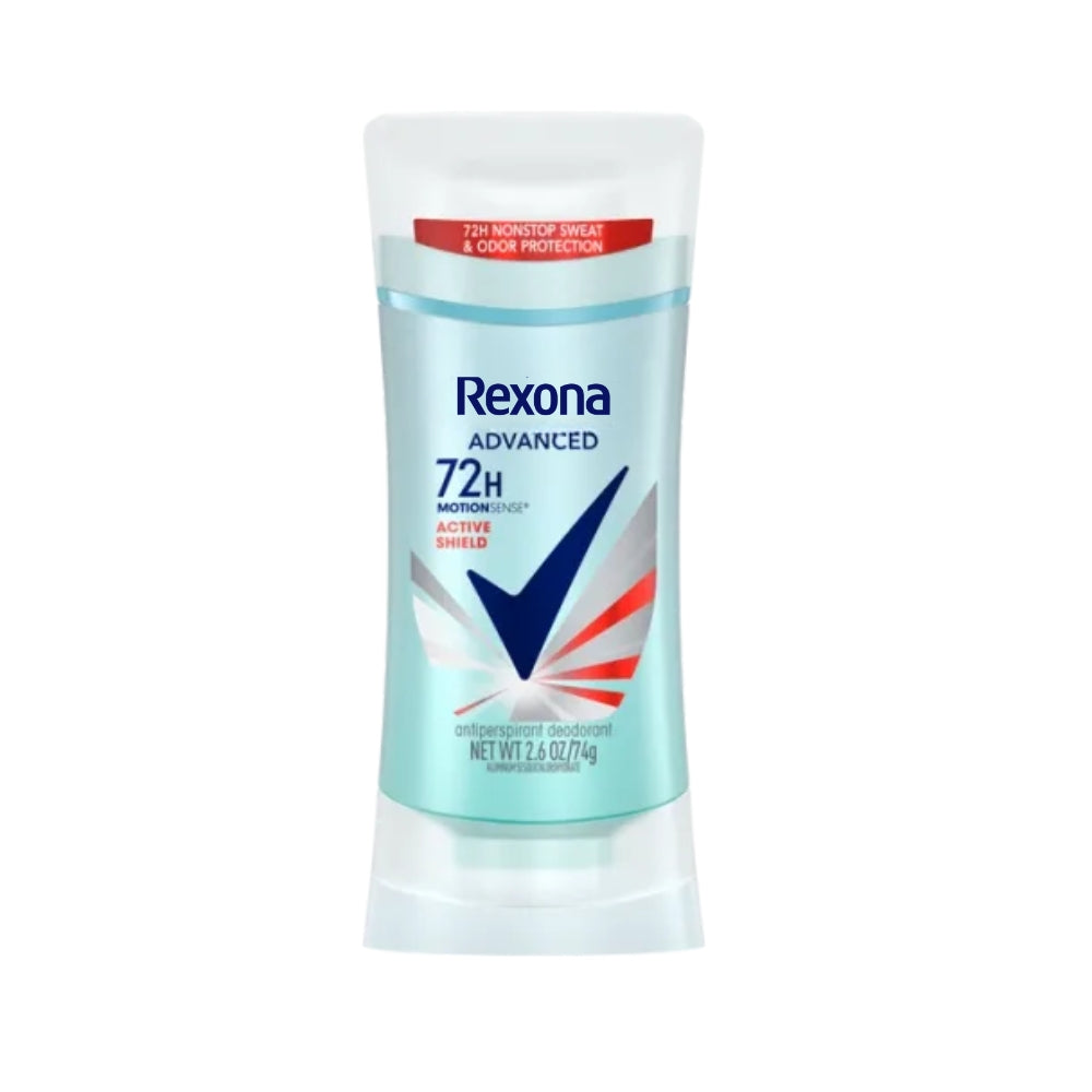 Rexona Advanced, 72 Hour MotionSense, Antiperspirant Deodorant, Active Shield (74 g)