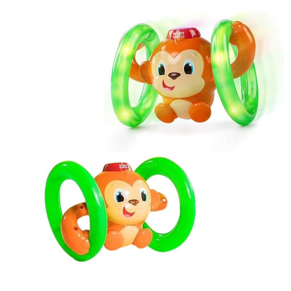 Roll & Glow Monkey Crawling Baby Toy With Lights And Sounds