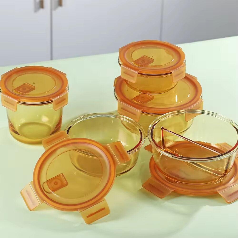 Round Glass Food Storage