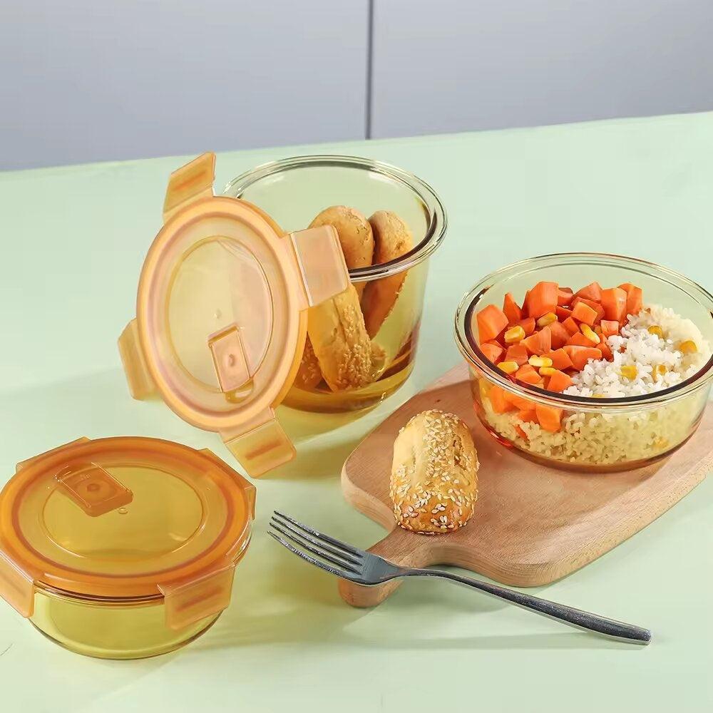 Round Glass Food Storage