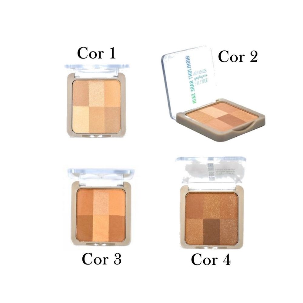 Ruby Rose Bare Skin Illuminating Highlighter Powder 6 In 1 Nude