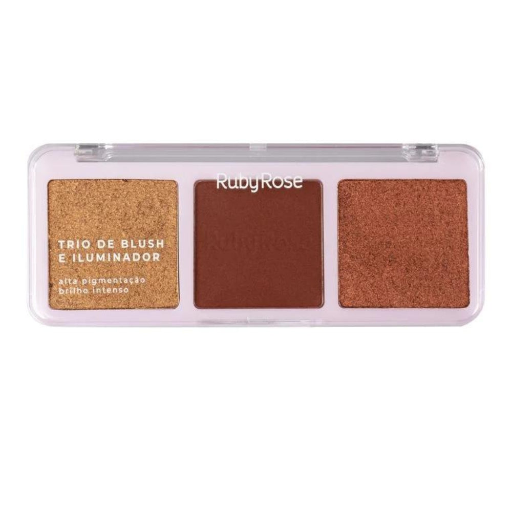 Ruby Rose Blush And Highlighter Trio HL90 B30 BH20 HB-583-2