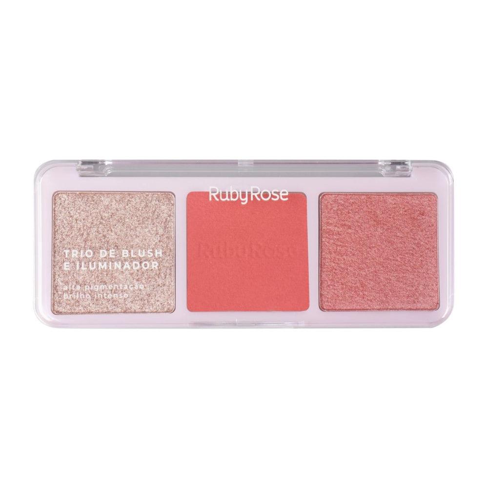 Ruby Rose Blush And Highlighter Trio Hl110 B10 Bh30 Hb-583-3