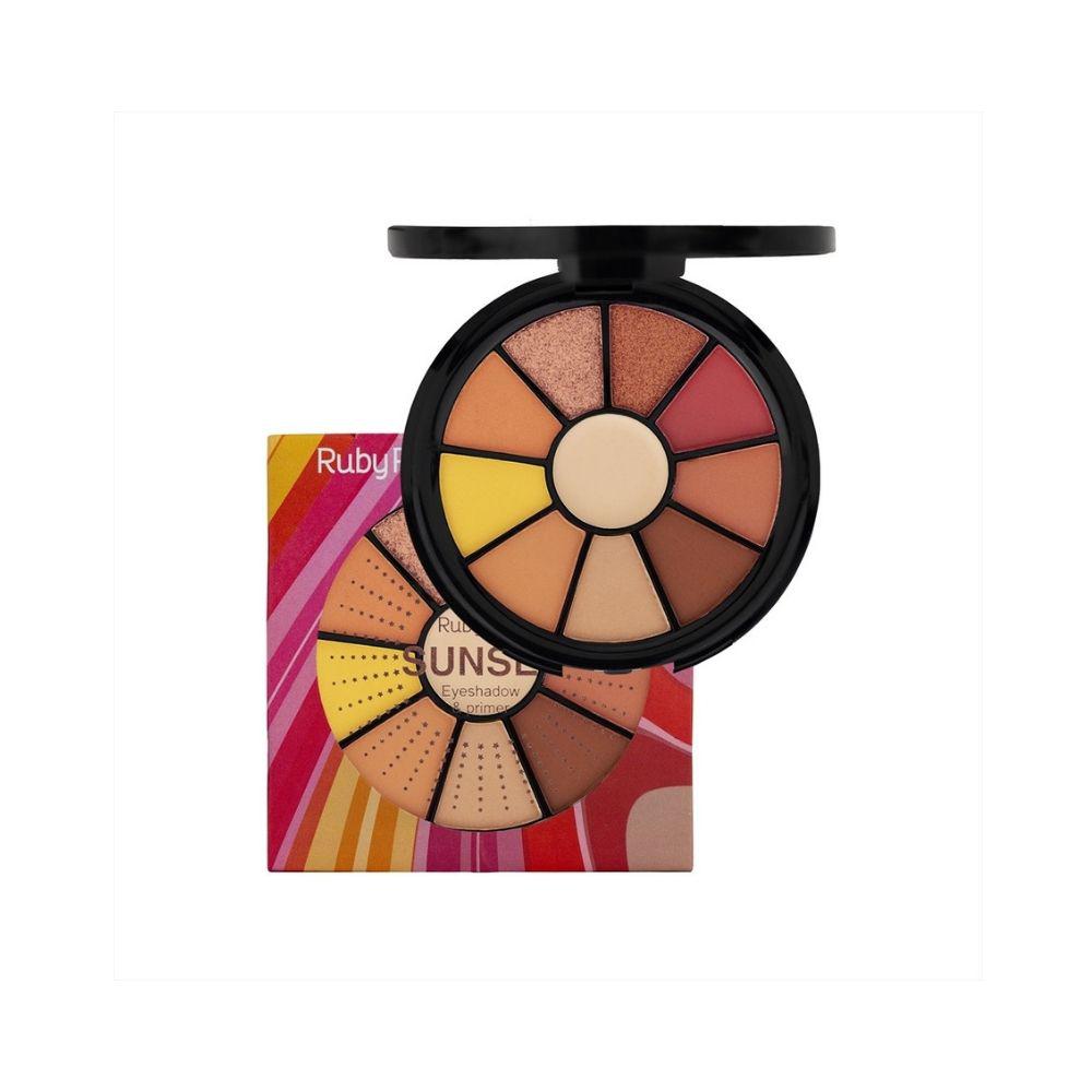 Ruby Rose Eyeshadow Palette 10 Colors - Sunset