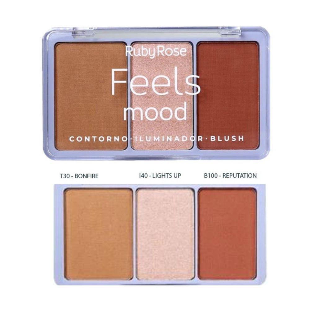 Ruby Rose Feels Mood Contour Iluminador Blush T30