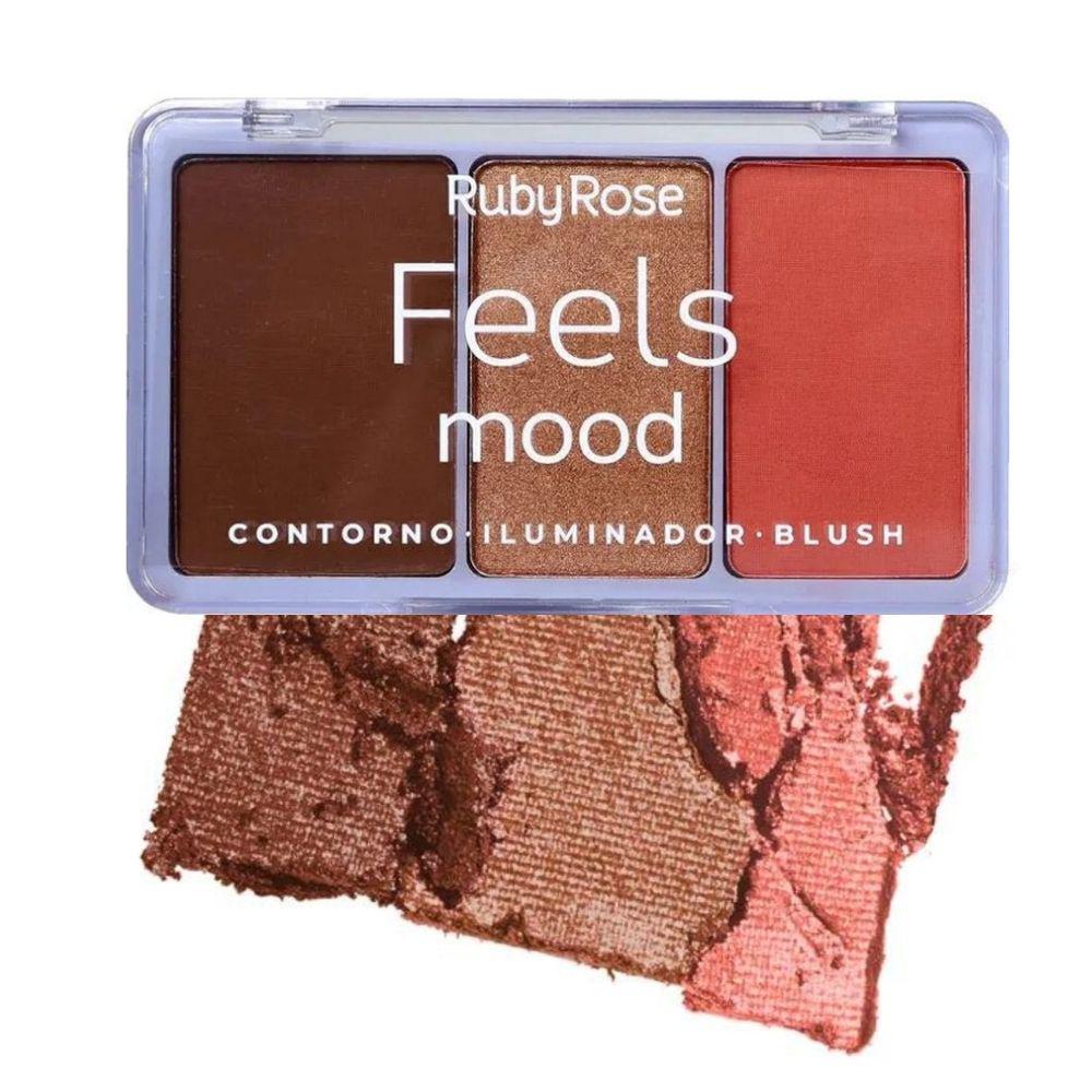 Ruby Rose Feels Mood Contour Iluminador Blush T40