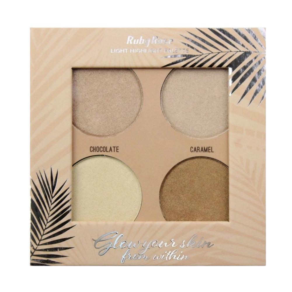 Ruby Rose Light Highlight Palette Glow Your Skin From Within