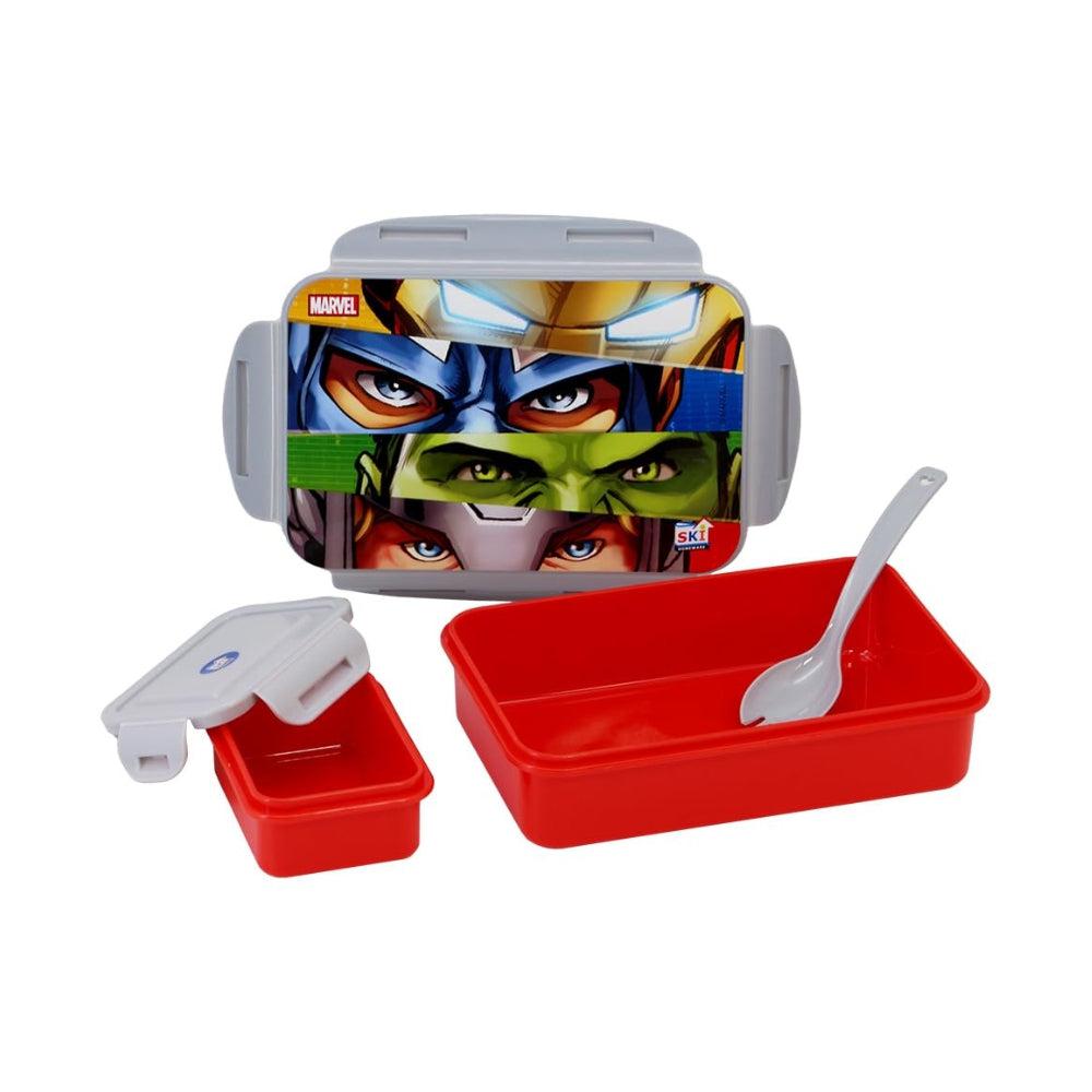 SKi Homeware Lock & Seal Disney Lunch Box for Kids -800Ml Avenger 2