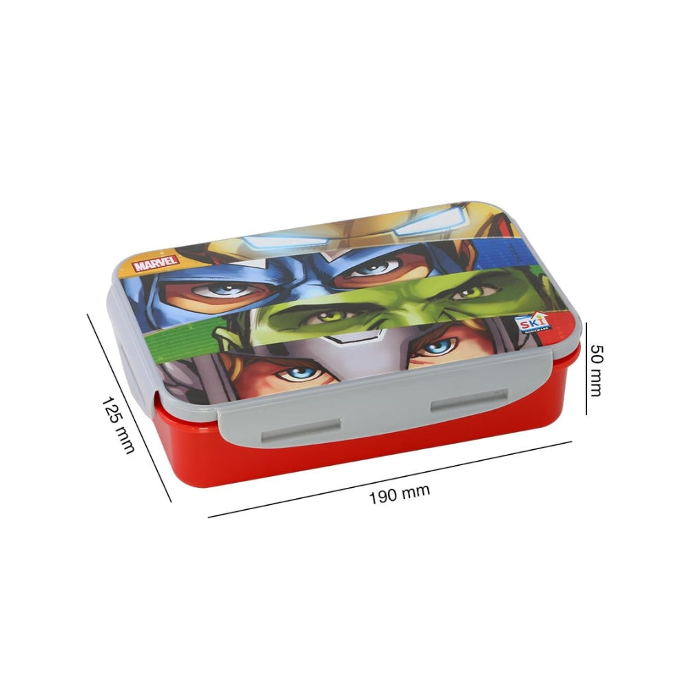 SKi Homeware Lock & Seal Disney Lunch Box for Kids -800Ml Avenger 2