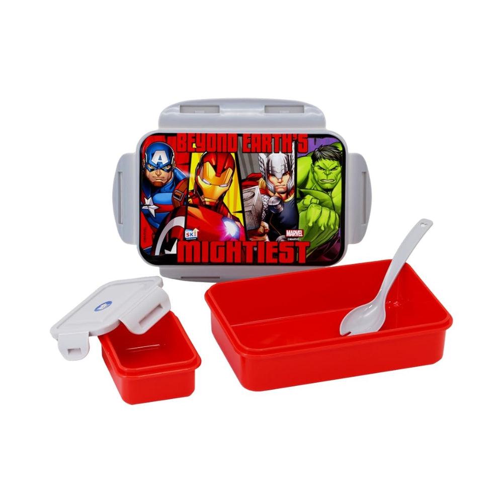 SKi Homeware Lock & Seal Disney Lunch Box for Kids -800Ml Avenger 3