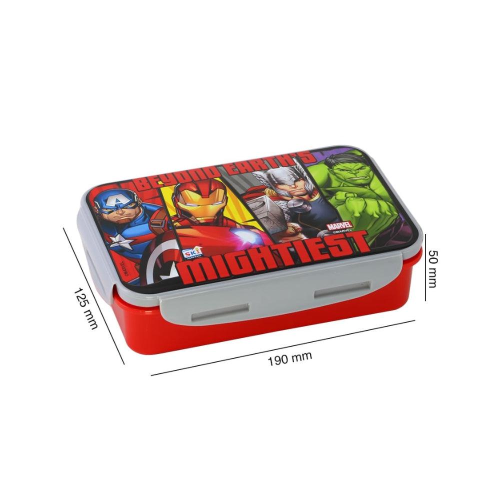 SKi Homeware Lock & Seal Disney Lunch Box for Kids -800Ml Avenger 3