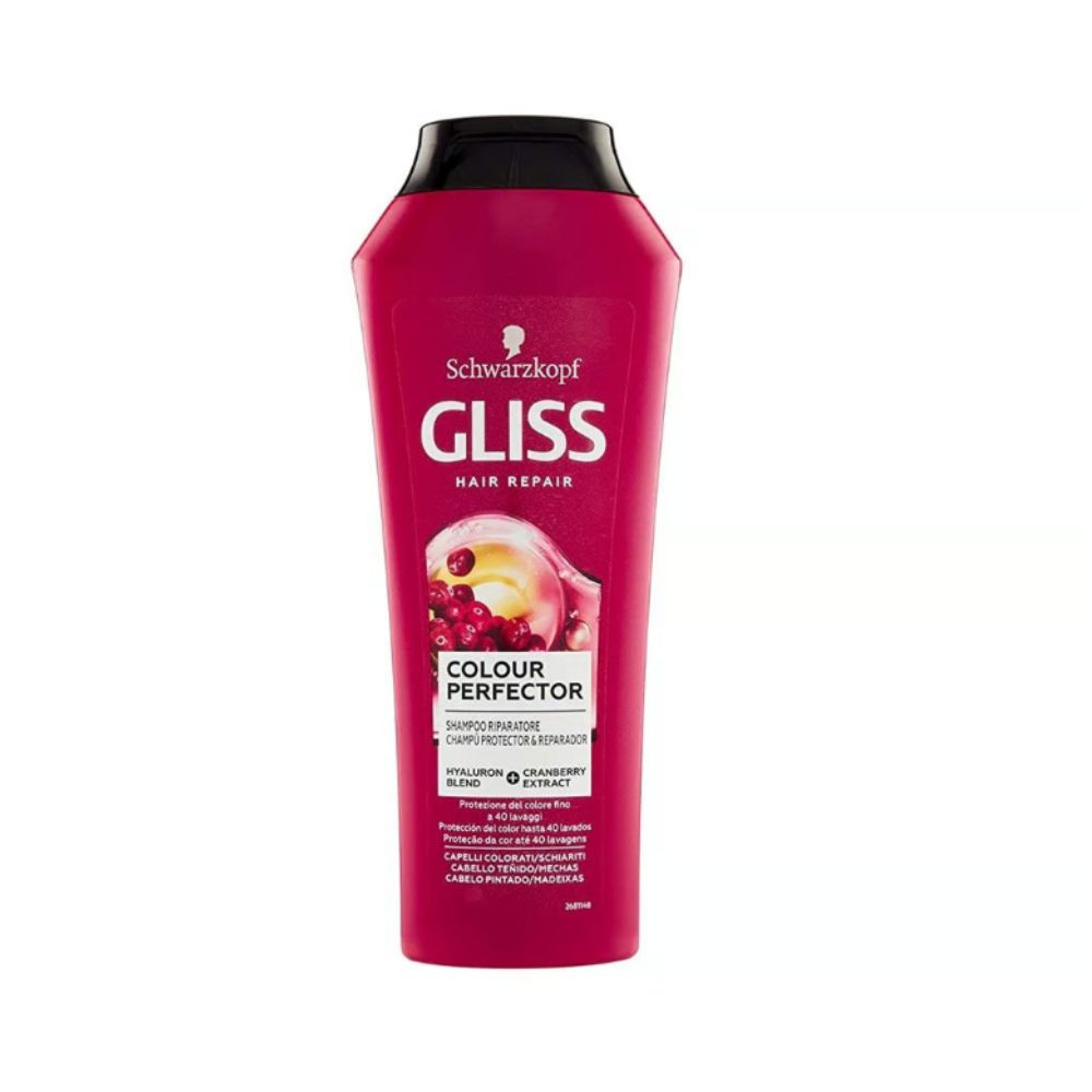 Schwarzkopf Gliss – Ultimate Colour Shampoo – For Color-Treated Hair Or With Wicks – 250 ml