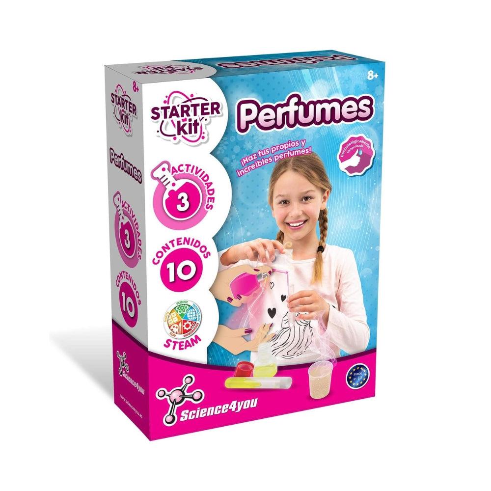 Science 4 You Perfume Starter Kit For Children 8+ Years - 3 Activities And Scientific Experiments, Mini Perfume Laboratory, Educational Toy For Children +8 Years