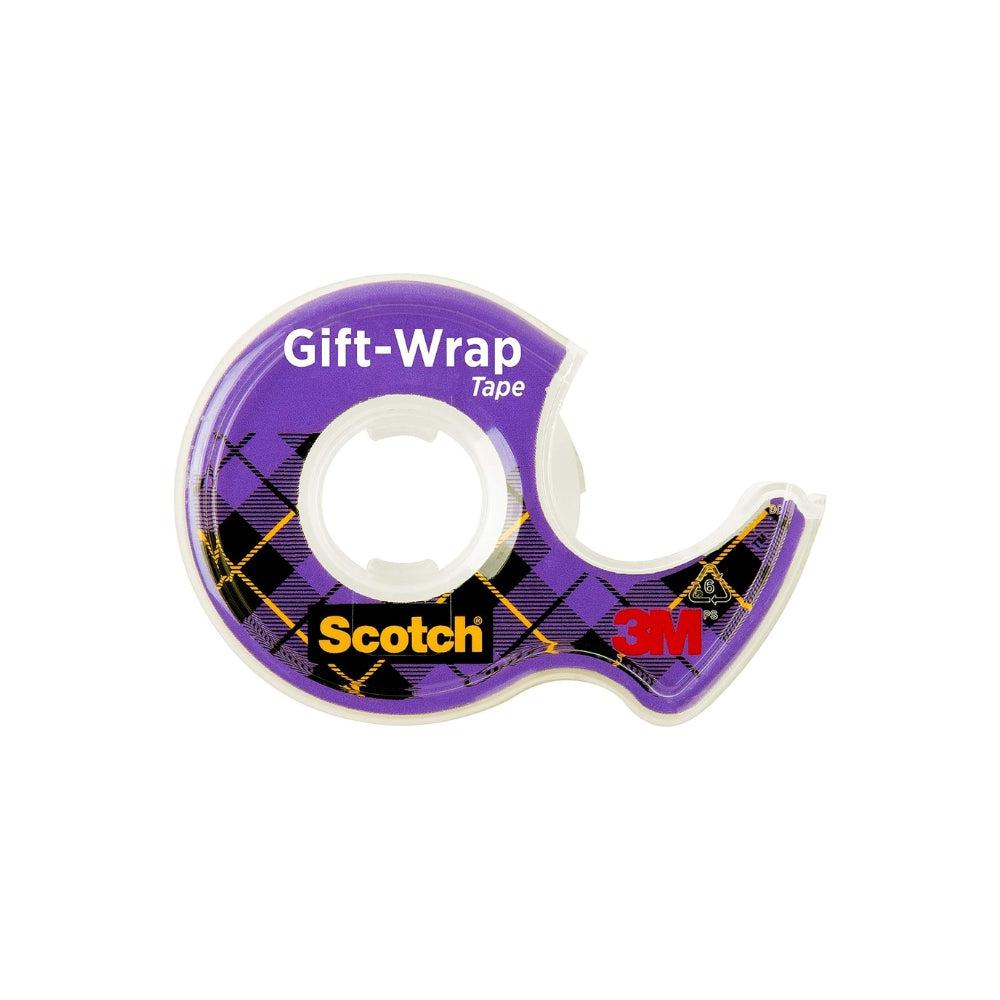 Scotch Gift-Wrap Tape, 3/4 in x 650 in, 6 Dispensers/Pack