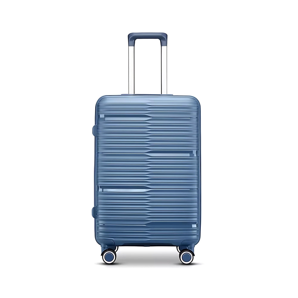 Set Of 3 Travel Suitcase Luggage-Light Blue