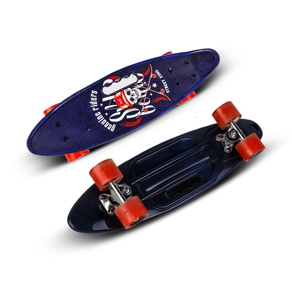 Skeleton Head Skateboard 58X16cm