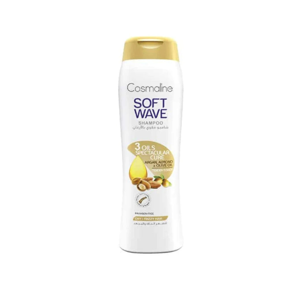 Soft Wave 3 Oils Spectacular Cure Shampoo For Dry/ Frizzy Hair 400ml