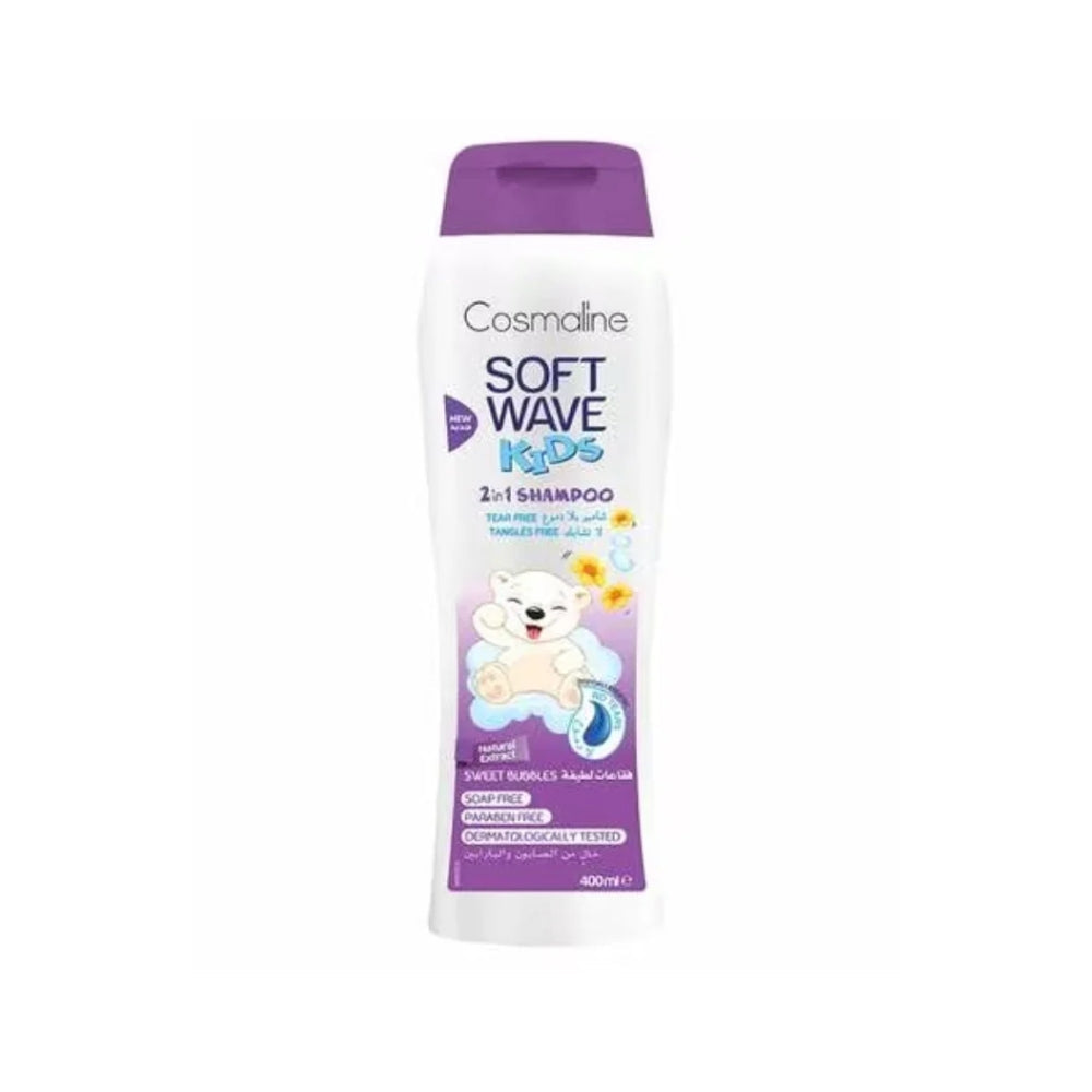 Soft Wave Kids 2 In 1 Shampoo 400ml