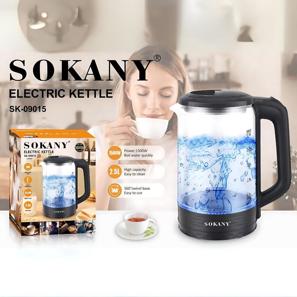 Sokany Electric Kettle 1500W SK-09015