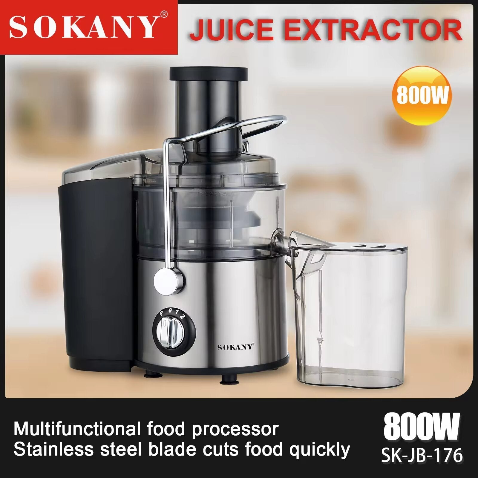 Sokany Juice Extractor SK-JB-176