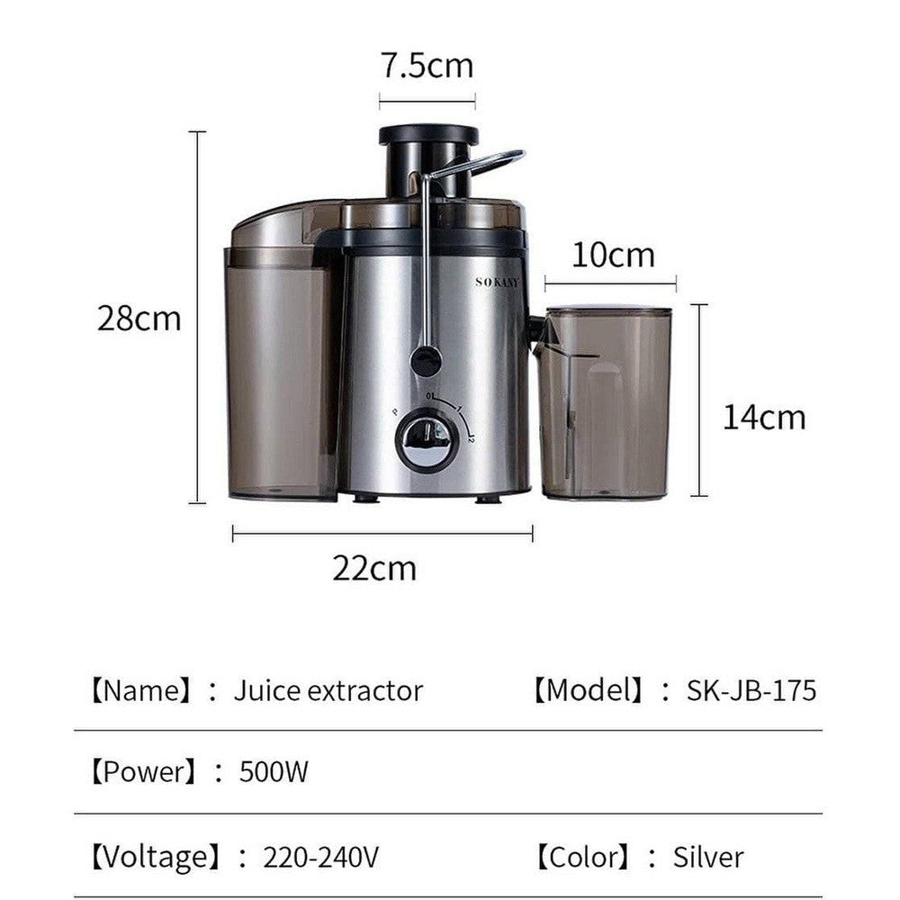 Sokany Juicer Extractor SK-JB-175