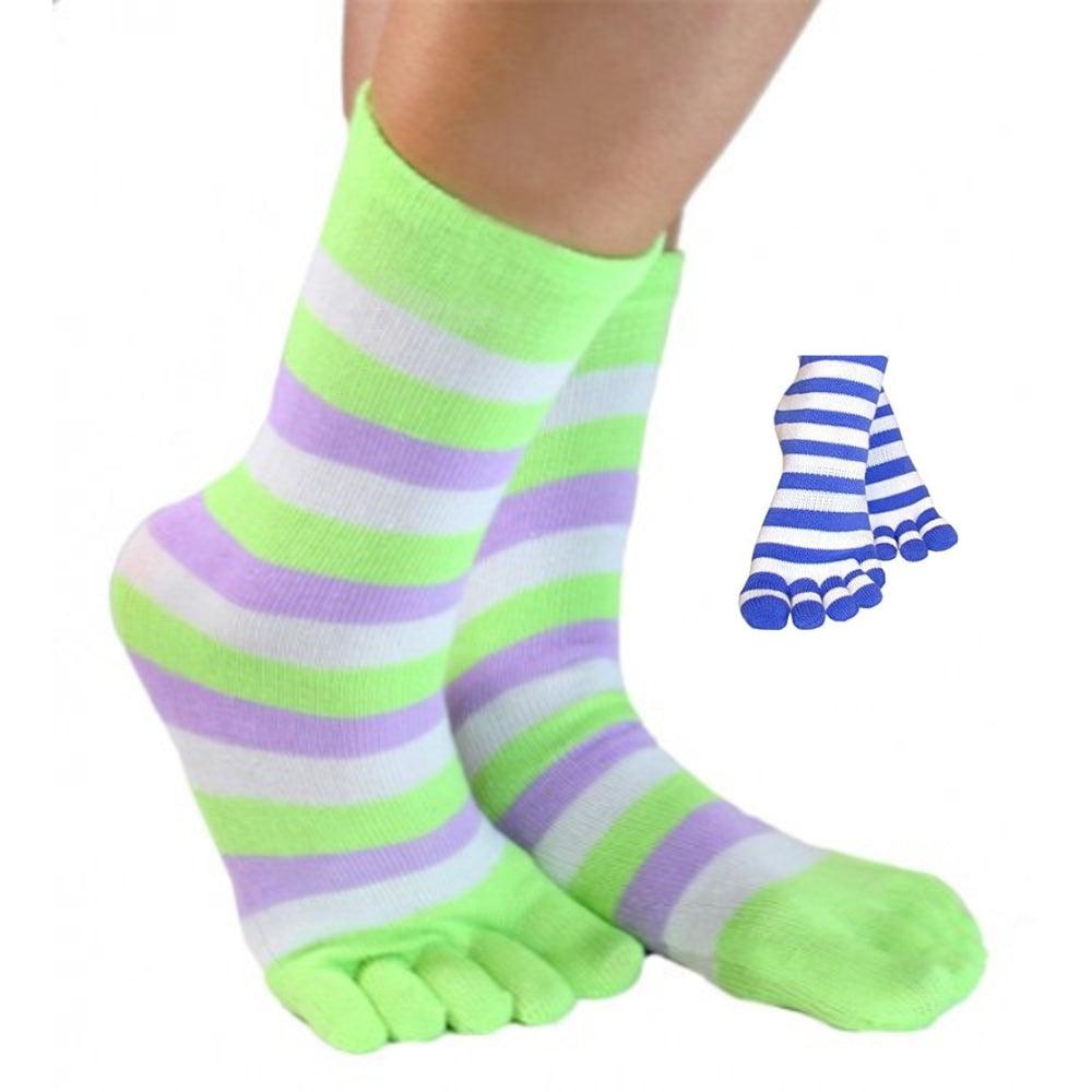 Striped Toe Socks