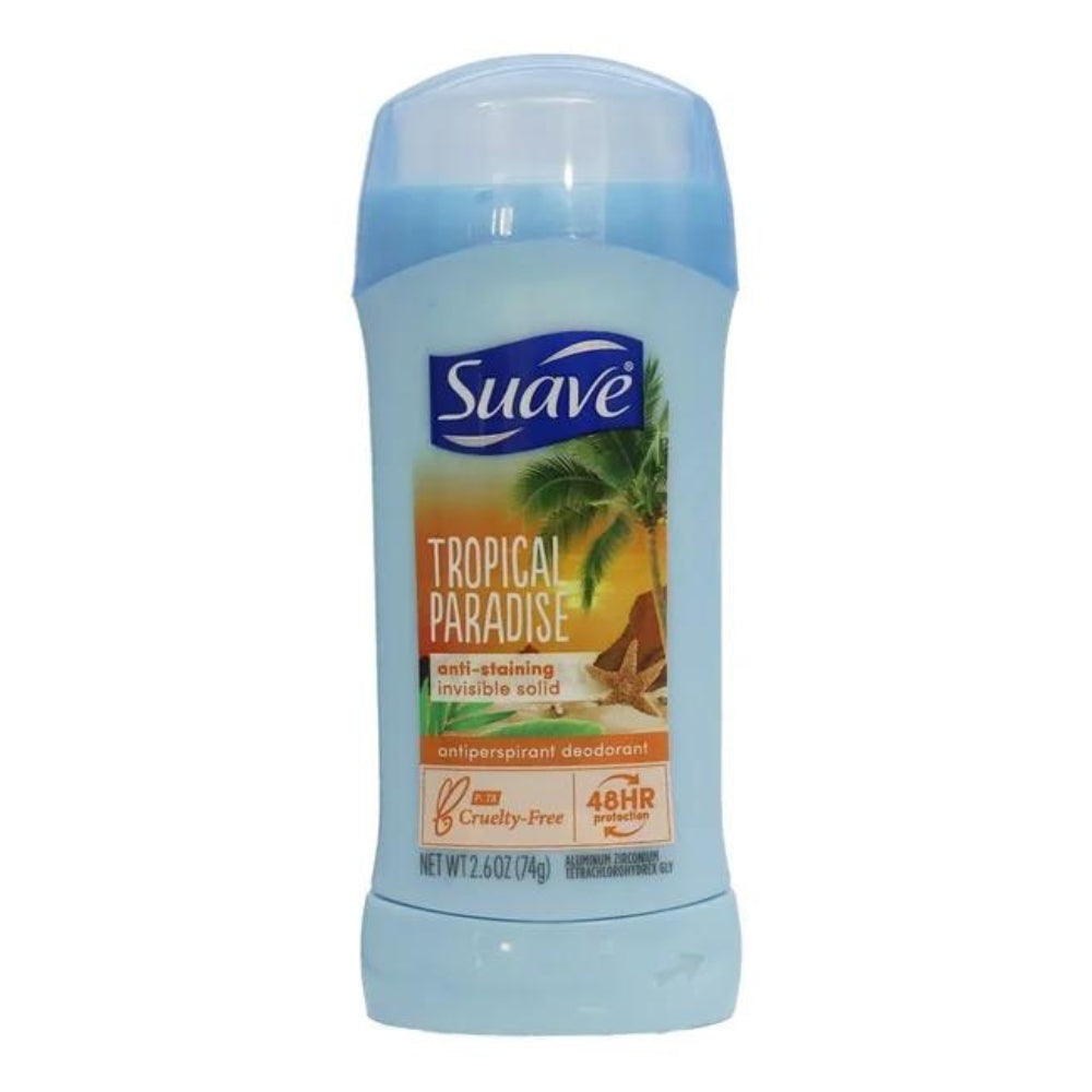 Suave Tropical Paradise Antiperspirant Deodorant 74g