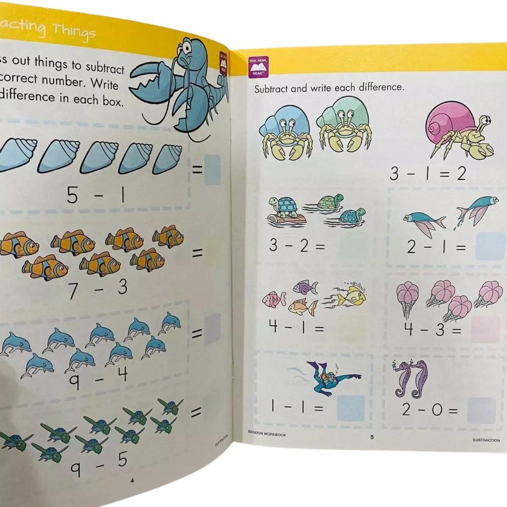 Subtraction Math Workbook Grade 1