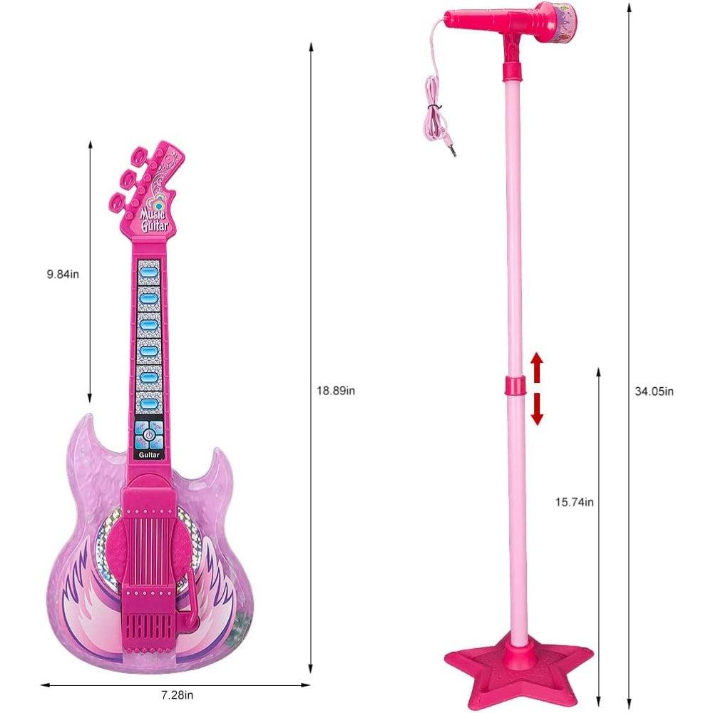 Takihon Guitar And Microphone Set For Kids
