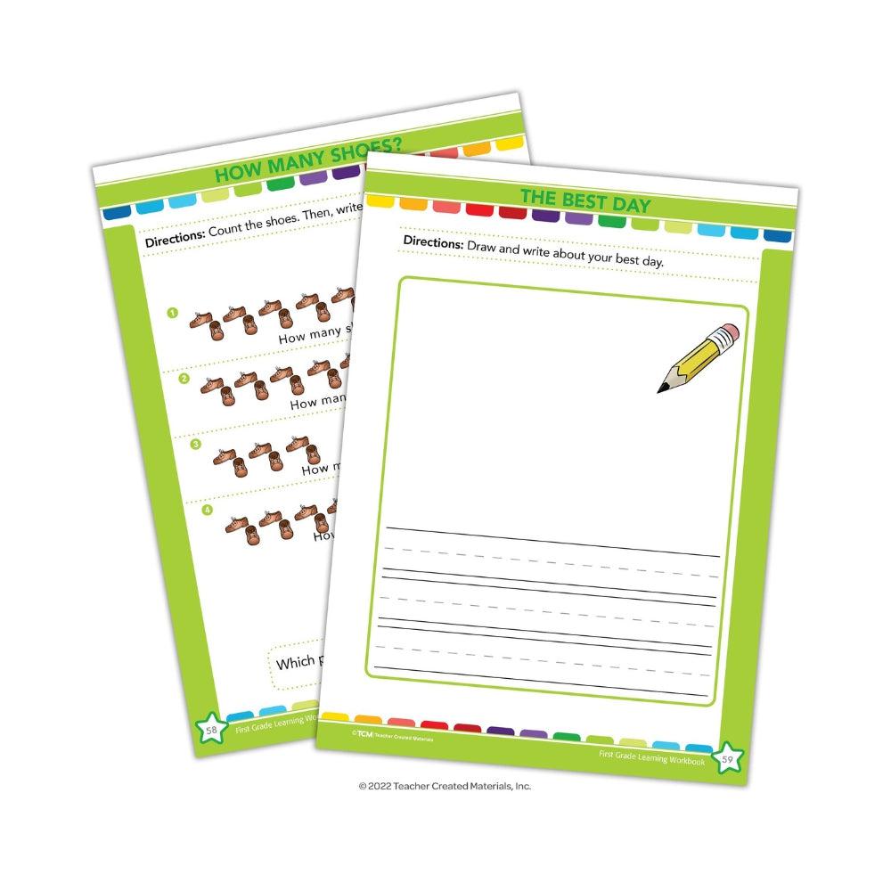 Teacher Created Materials First Grade, Grade 1, 240 Page Workbook, Paperback