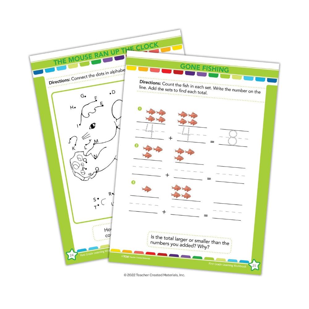 Teacher Created Materials First Grade, Grade 1, 240 Page Workbook, Paperback