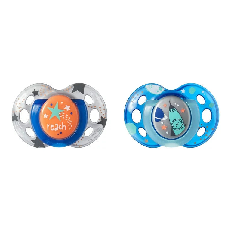 Tommee Tippee Night Time Glow in the Dark Pacifiers